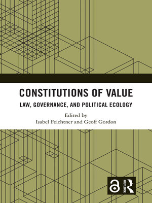cover image of Constitutions of Value